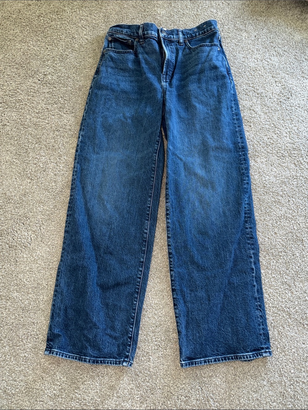 Madewell The Perfect Vintage Wide-Leg Jean - dark wash (2 pairs available)